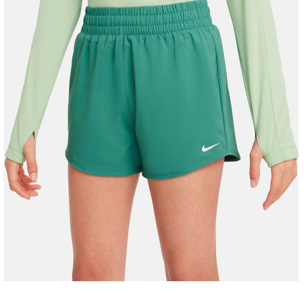 Nike Girls' Dri-FIT One High-Waisted Woven Training Shorts